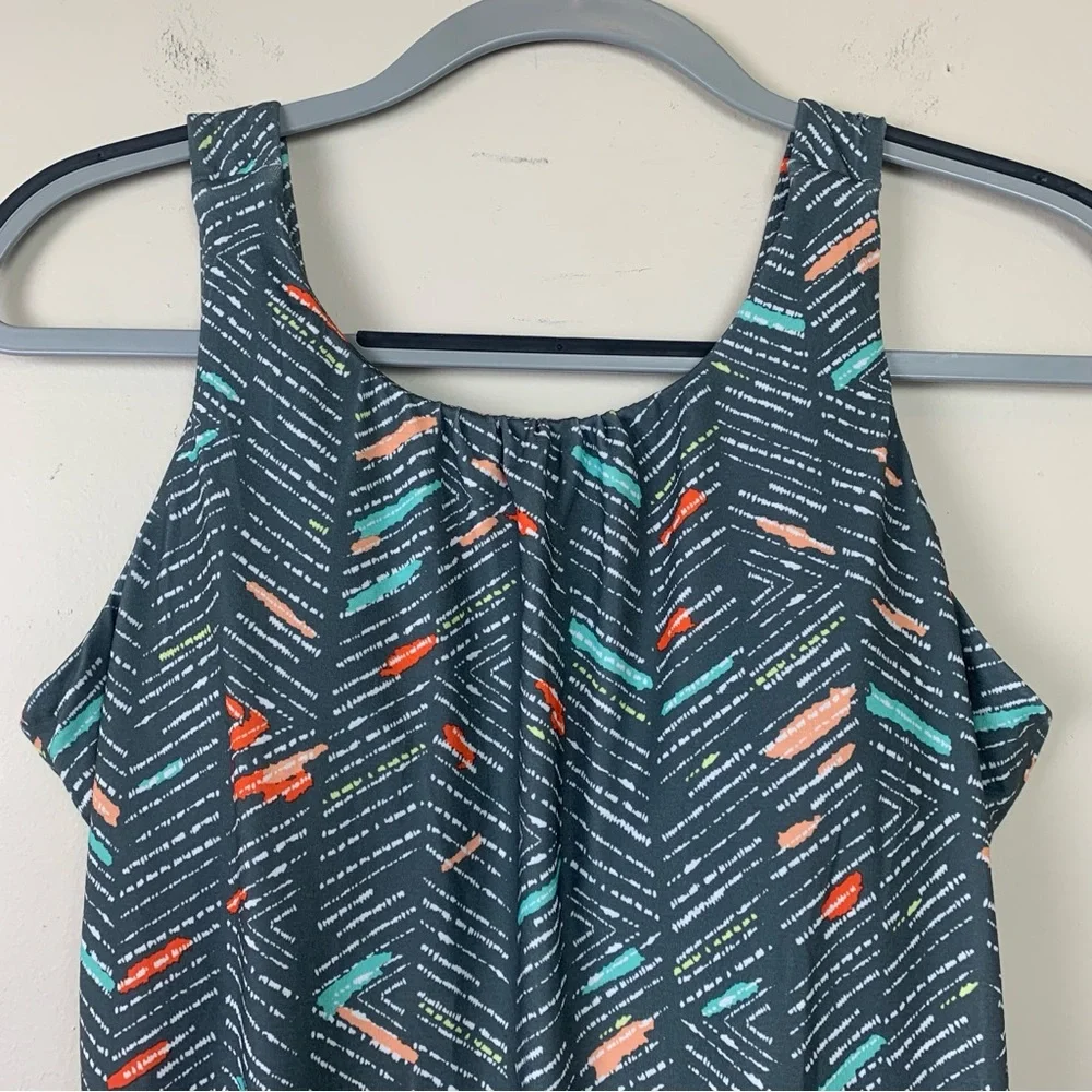 Prana Skypath Dress Chalkboard Sketch M - Picture 2 of 7